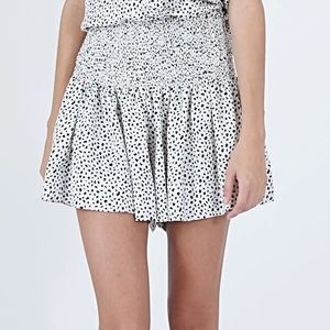 Koch Black & White Dalmatian Skirt/Short Small